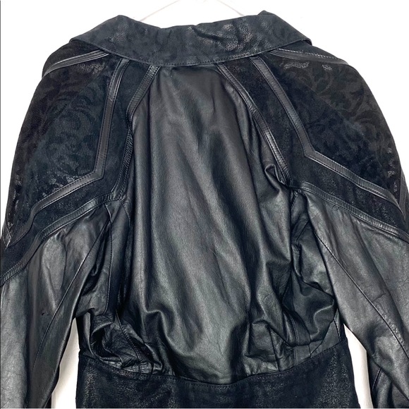 Global Identity Vintage 80’s Leather Crop Jacket - Picture 7 of 15
